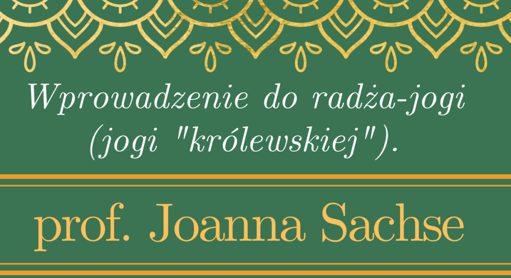 Wprowadzenie do radża-jogi (jogi "królewskiej")