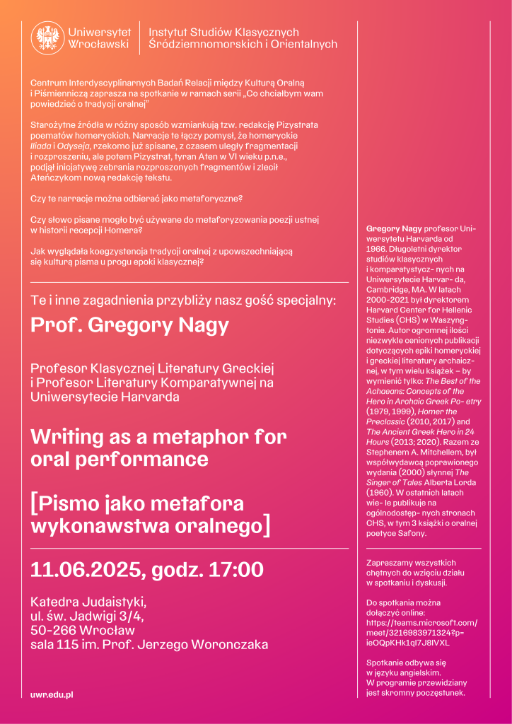 prof. G. Nagy wykład